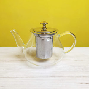 jual online tea server filter 600ml kaca beling