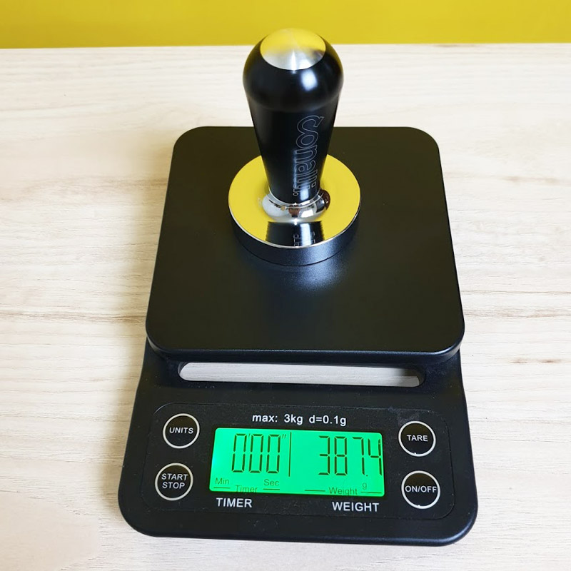 tamper 58 mm conalli black ceper (2)