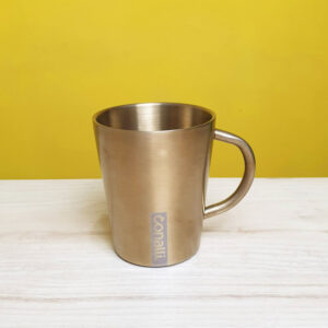 jual online gelas double wall 280ml gold cangkir anti panas