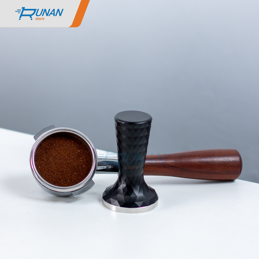 Coffee Tamper tekstur segitiga 3
